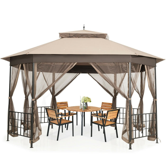 10’x 12’ Octagonal Patio Gazebo - Cool Stuff & Accessories