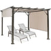 10' x 10' Metal Frame Patio Furniture Shelter - Cool Stuff & Accessories