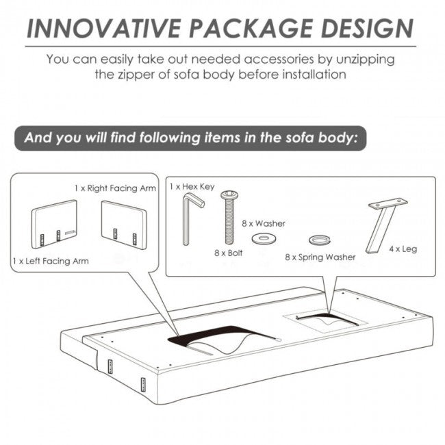 Convertible Futon Sofa Bed/Grey