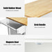 Modern Rolling Kitchen Cart Island with Wooden Top/ White - Cool Stuff & Accessories