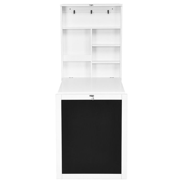Convertible Wall Mounted Table with A Chalkboard/White - Cool Stuff & Accessories
