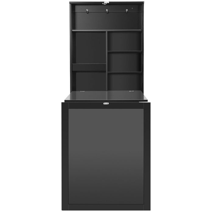 Convertible Wall Mounted Table with A Chalkboard/Black - Cool Stuff & Accessories