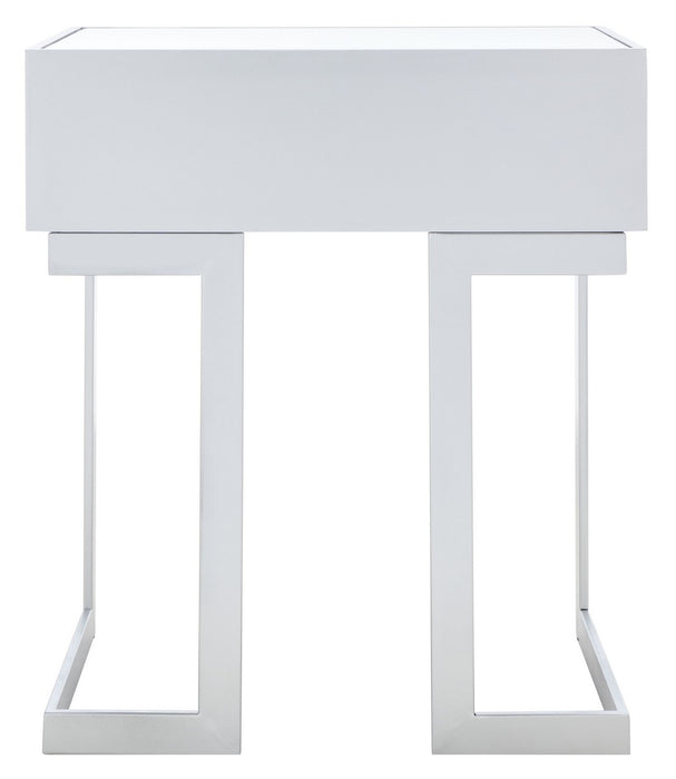 Lilo 1 Drawer Mirrored Accent Table