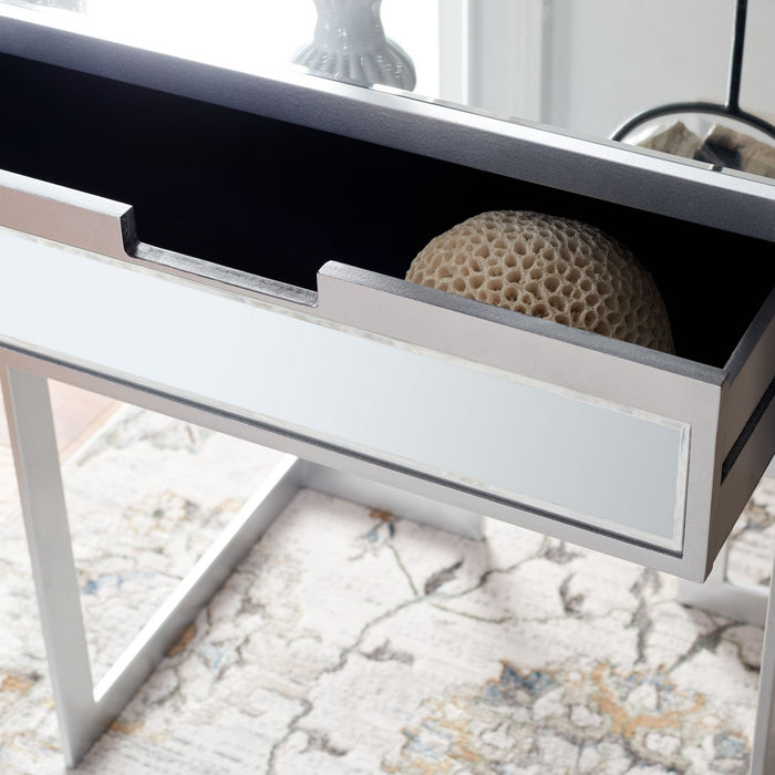 Lilo 1 Drawer Mirrored Accent Table