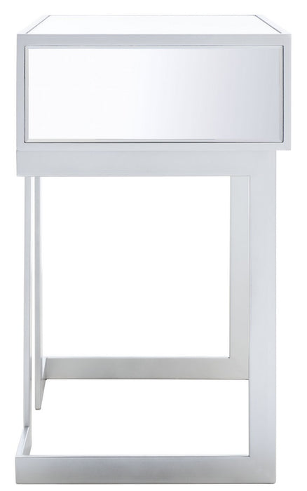Lilo 1 Drawer Mirrored Accent Table