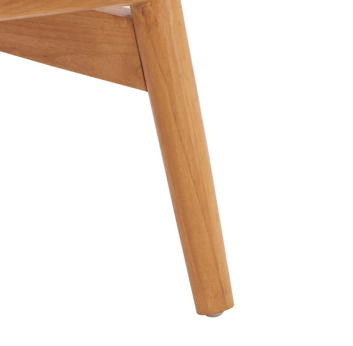 Bellona Leather Woven Accent Chair