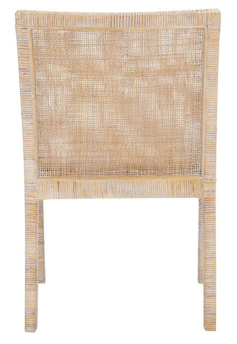 Sarai Accent Chair W/ Cushion /Grey White Wash - Cool Stuff & Accessories