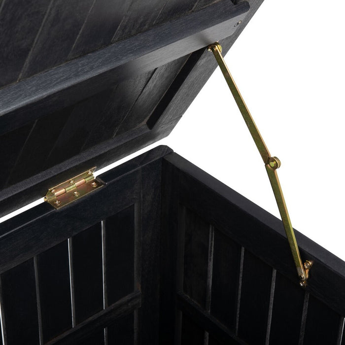 Abri 47.63 Inch L Cushion Box/Black