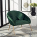 Mandi Velvet Accent Chair - Cool Stuff & Accessories