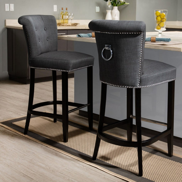 Addo Ring Bar Stool/ Charcoal - Cool Stuff & Accessories