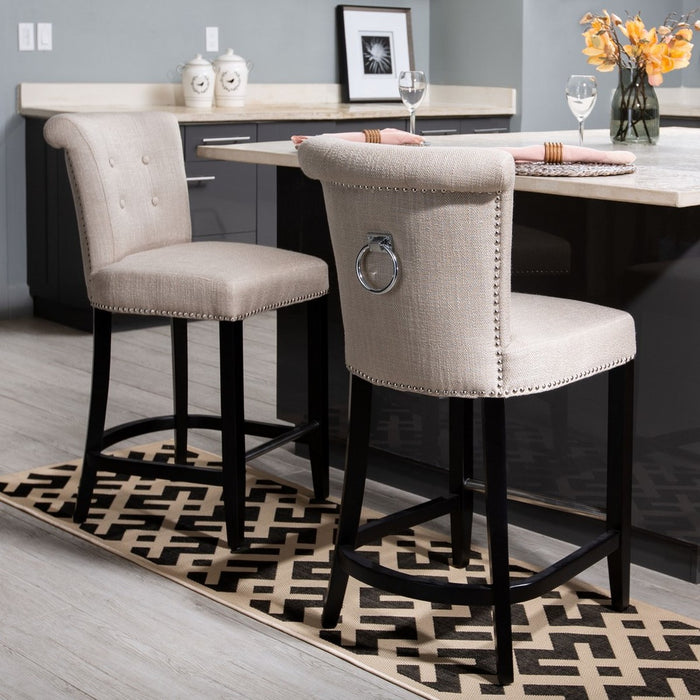 Addo Ring Counter Stool/ Biscuit Beige - Cool Stuff & Accessories
