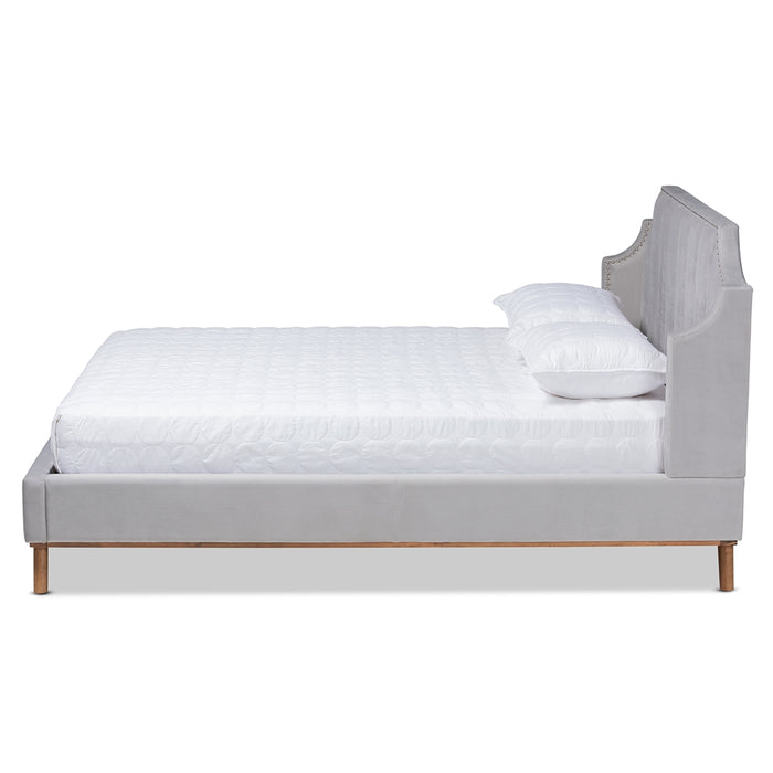Adelie Modern Wood King Size Wingback Platform Bed - Cool Stuff & Accessories