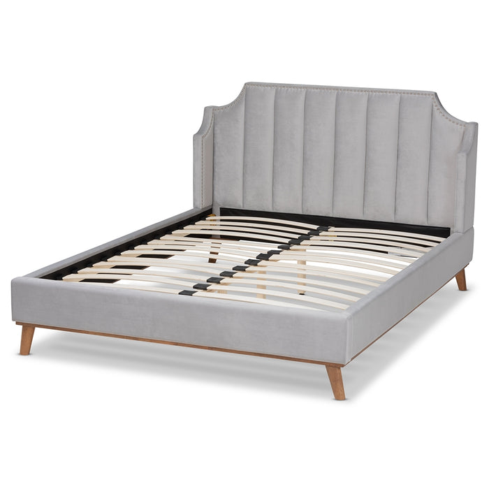 Adelie Modern Wood King Size Wingback Platform Bed - Cool Stuff & Accessories