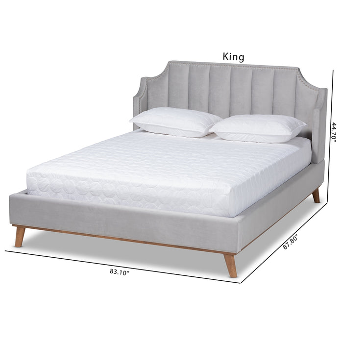 Adelie Modern Wood King Size Wingback Platform Bed - Cool Stuff & Accessories