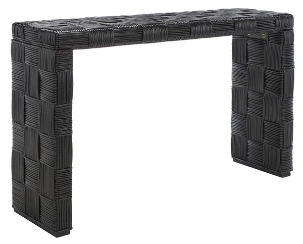 Adkin Rattan Console/Black Rattan