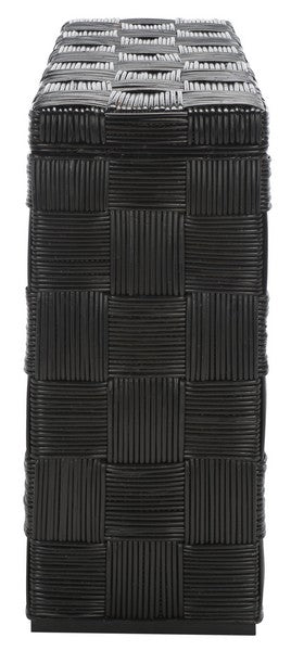 Adkin Rattan Console/Black Rattan