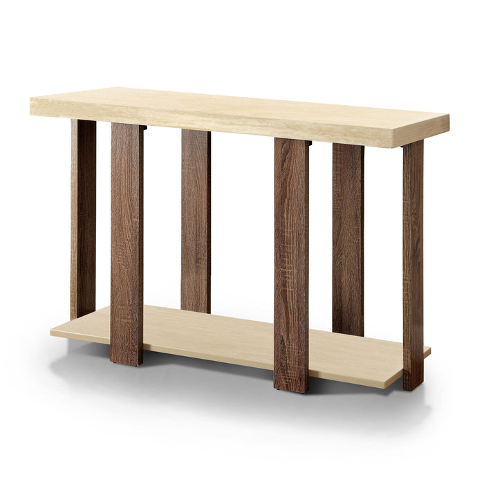 Furniture of America Alex Light Oak Console Table - Cool Stuff & Accessories