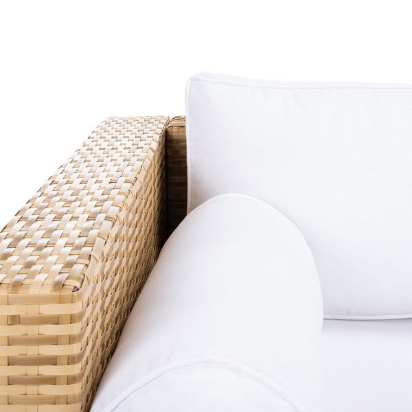Analon Outdoor Sectional/Natural White Cushion