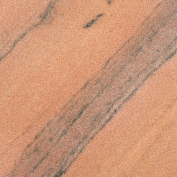 Azula Stone Top Accent Table/Burnt Orange Stone