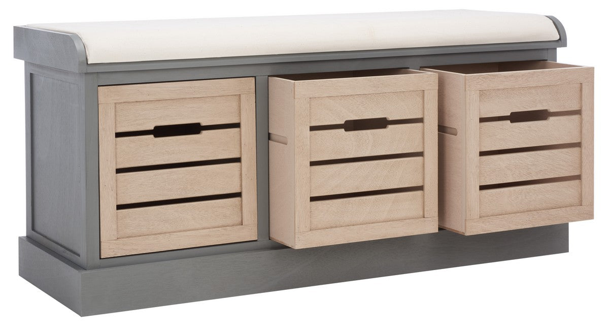 Briar 3 Drawer Cushion Bench