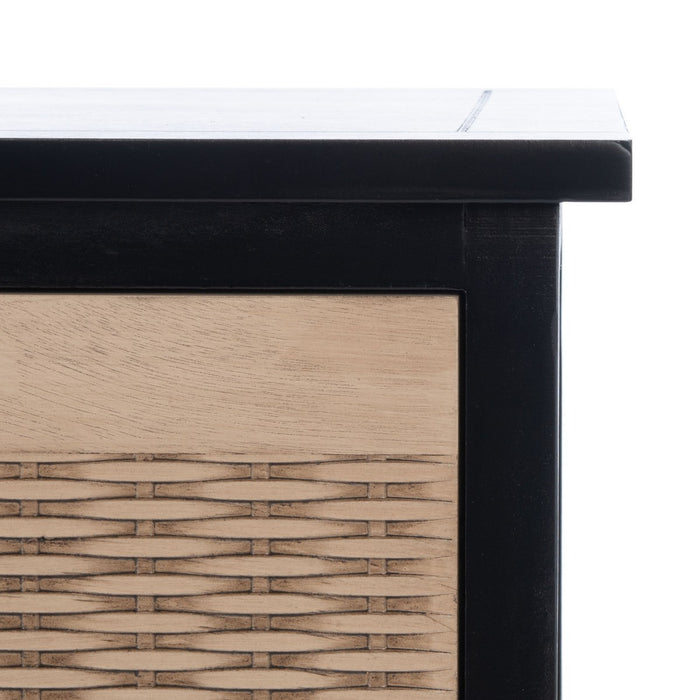 Landers 3 Drawer Storage Bench/Black - Cool Stuff & Accessories