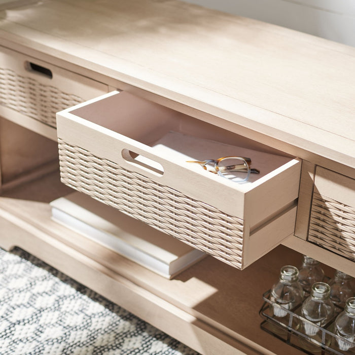 Landers 3 Drawer Storage Bench/sand - Cool Stuff & Accessories