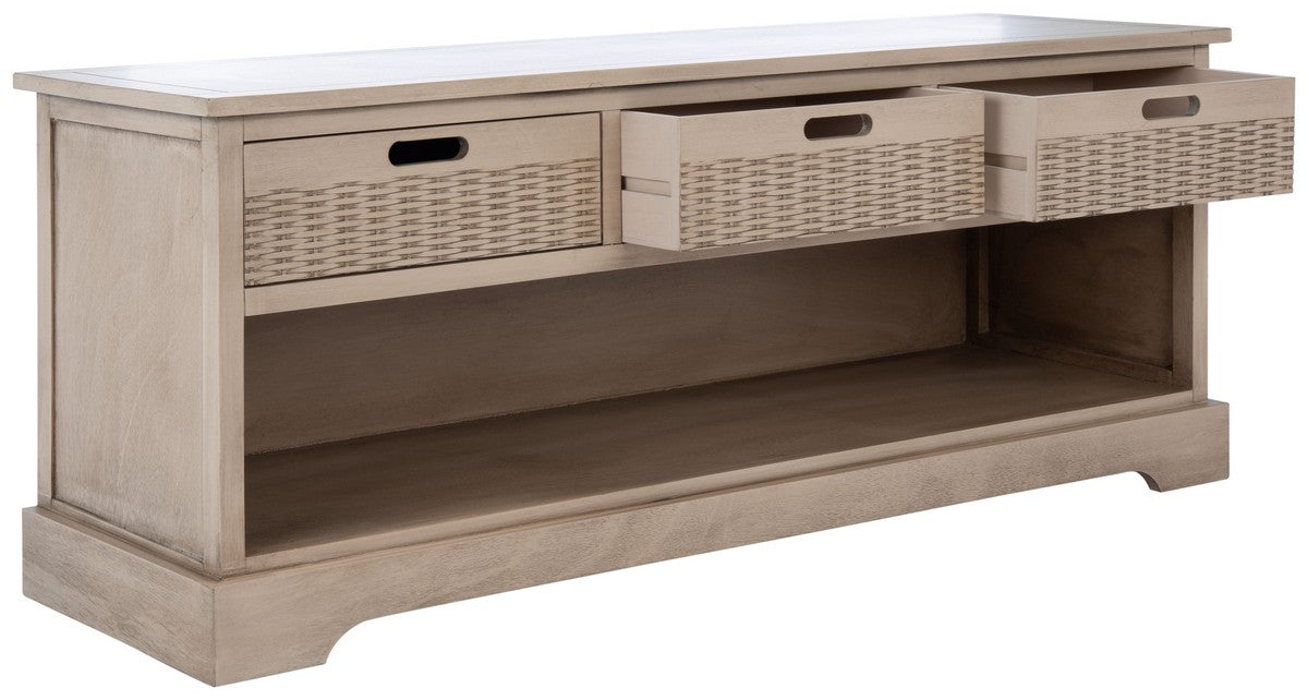 Landers 3 Drawer Storage Bench/sand - Cool Stuff & Accessories