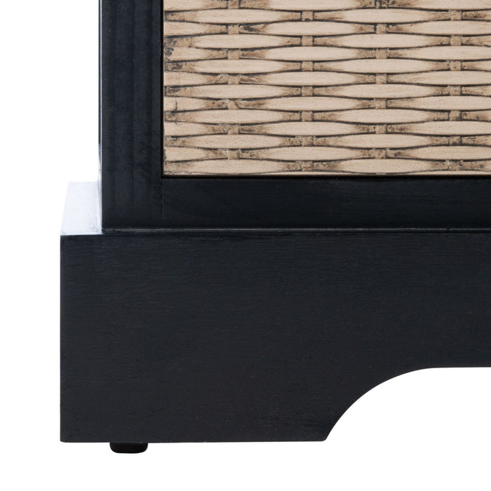 Landers 2 Drawer / Cushion Storage Bench/ Black - Cool Stuff & Accessories