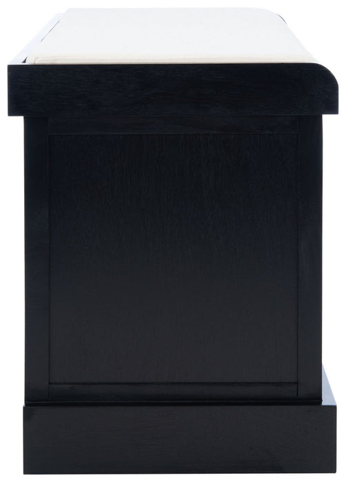 Landers 2 Drawer / Cushion Storage Bench/ Black - Cool Stuff & Accessories