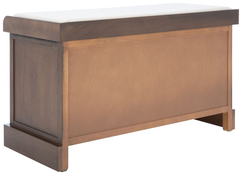 Landers 2 Drawer / Cushion Storage Bench/ Brown - Cool Stuff & Accessories