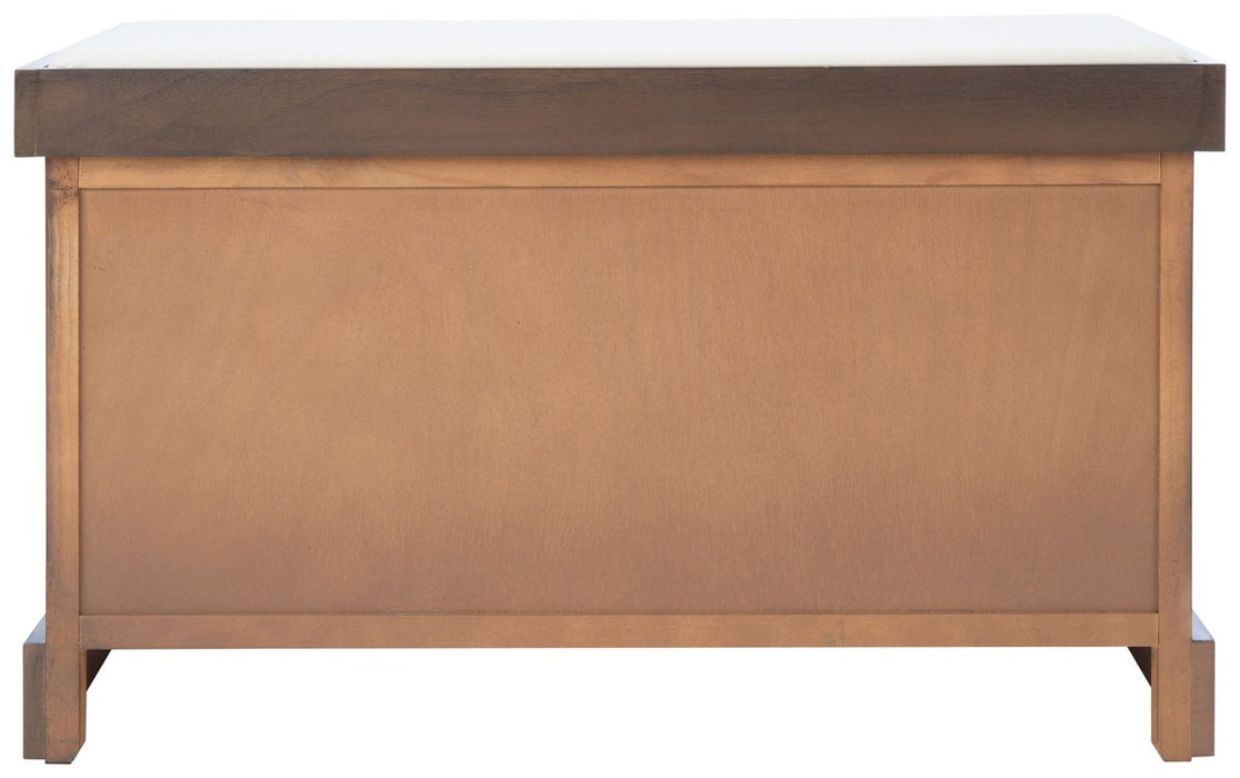 Landers 2 Drawer / Cushion Storage Bench/ Brown - Cool Stuff & Accessories