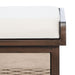 Landers 2 Drawer / Cushion Storage Bench/ Brown - Cool Stuff & Accessories