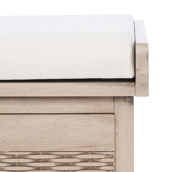 Landers 2 Drawer / Cushion Storage Bench/ Sand - Cool Stuff & Accessories