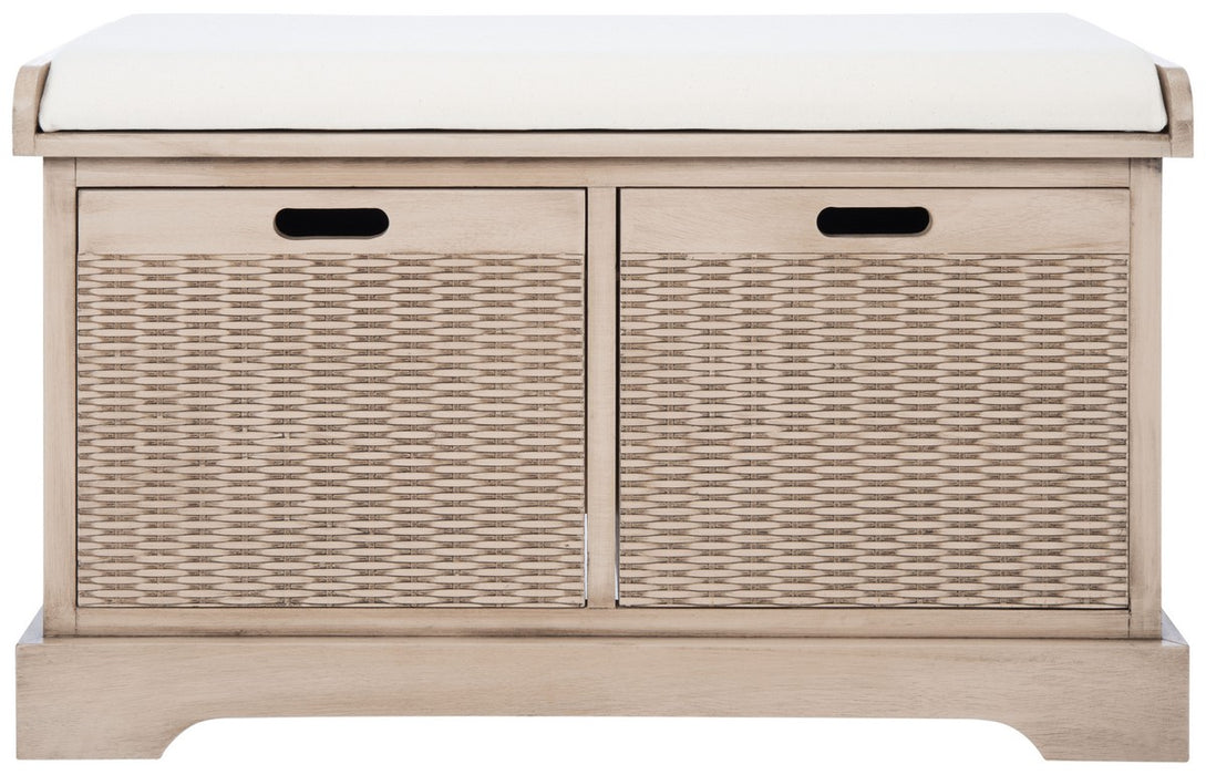 Landers 2 Drawer / Cushion Storage Bench/ Sand - Cool Stuff & Accessories