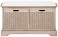 Landers 2 Drawer / Cushion Storage Bench/ Sand - Cool Stuff & Accessories