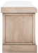 Landers 2 Drawer / Cushion Storage Bench/ Sand - Cool Stuff & Accessories