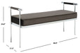 Pim Long Rectangle Bench W/ Arms/Shale - Cool Stuff & Accessories