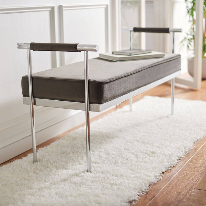 Pim Long Rectangle Bench W/ Arms/Shale - Cool Stuff & Accessories