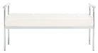 Pim Long Rectangle Bench W/ Arms/White - Cool Stuff & Accessories
