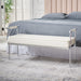 Pim Long Rectangle Bench W/ Arms/White - Cool Stuff & Accessories