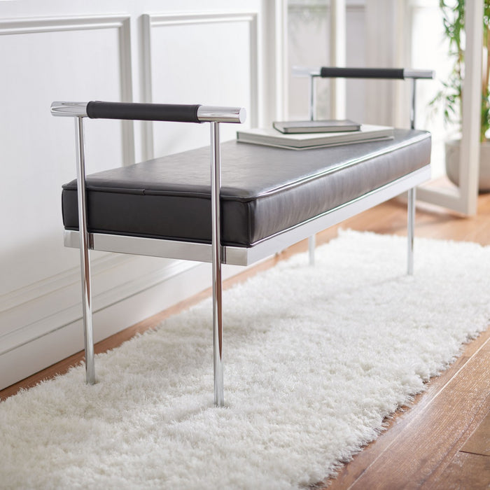 Pim Long Rectangle Bench/Black - Cool Stuff & Accessories