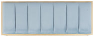 Thalam Channel Tufted Bench/Slate Blue - Cool Stuff & Accessories