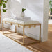 Thalam Channel Tufted Bench/Cream - Cool Stuff & Accessories