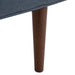 Henri Midcentury Bench/Navy Linen - Cool Stuff & Accessories