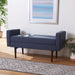 Henri Midcentury Bench/Navy Linen - Cool Stuff & Accessories