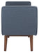 Henri Midcentury Bench/Navy Linen - Cool Stuff & Accessories