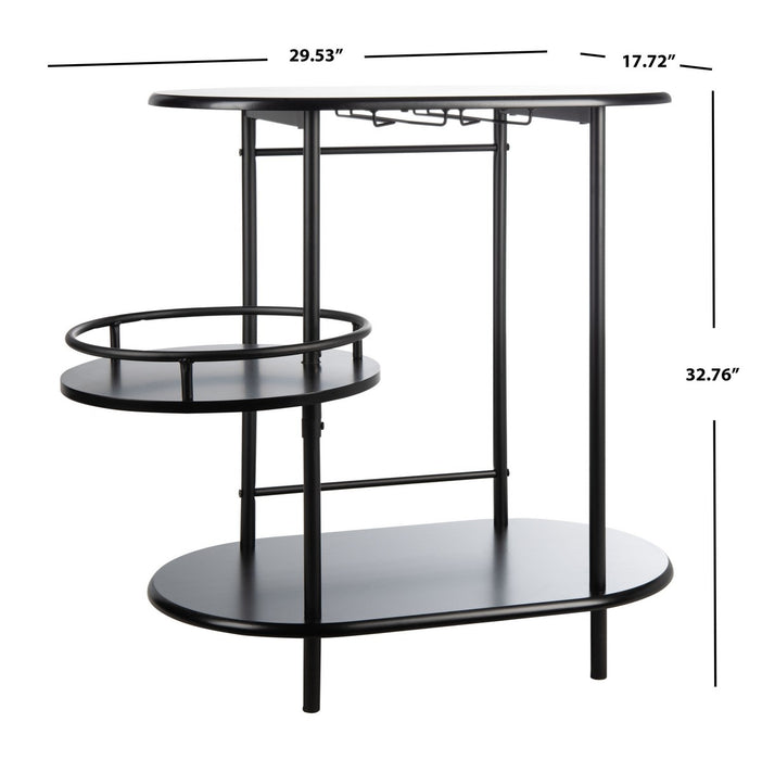 Iva 3 Tier Swivel Bar Table/Black - Cool Stuff & Accessories