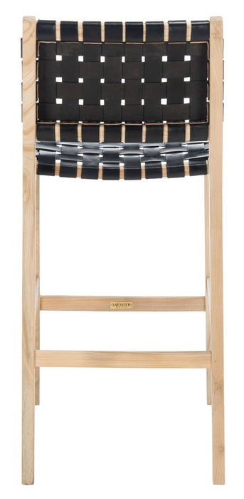 Adah Leather Bar Stool - Cool Stuff & Accessories