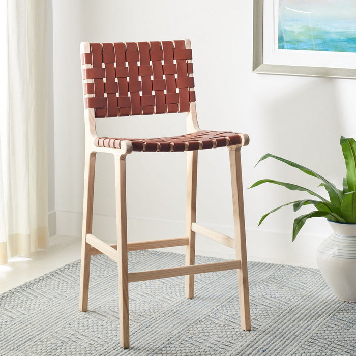 Adah Leather Counter Stool - Cool Stuff & Accessories