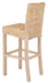 Tobie Rattan Bar Stool/Natural White Wash - Cool Stuff & Accessories